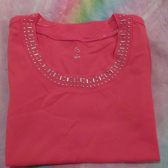 db Medium Women's Orange Shirt - Picture 5 of 6